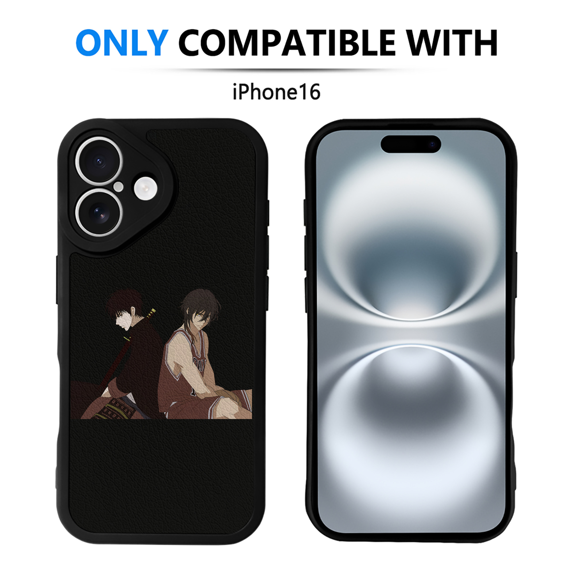 （画像用） SLAM DUNK／スラムダンク 【iPhone 16シリーズ対応】シリコンスマホケース（レザー調） 材質：シリコン